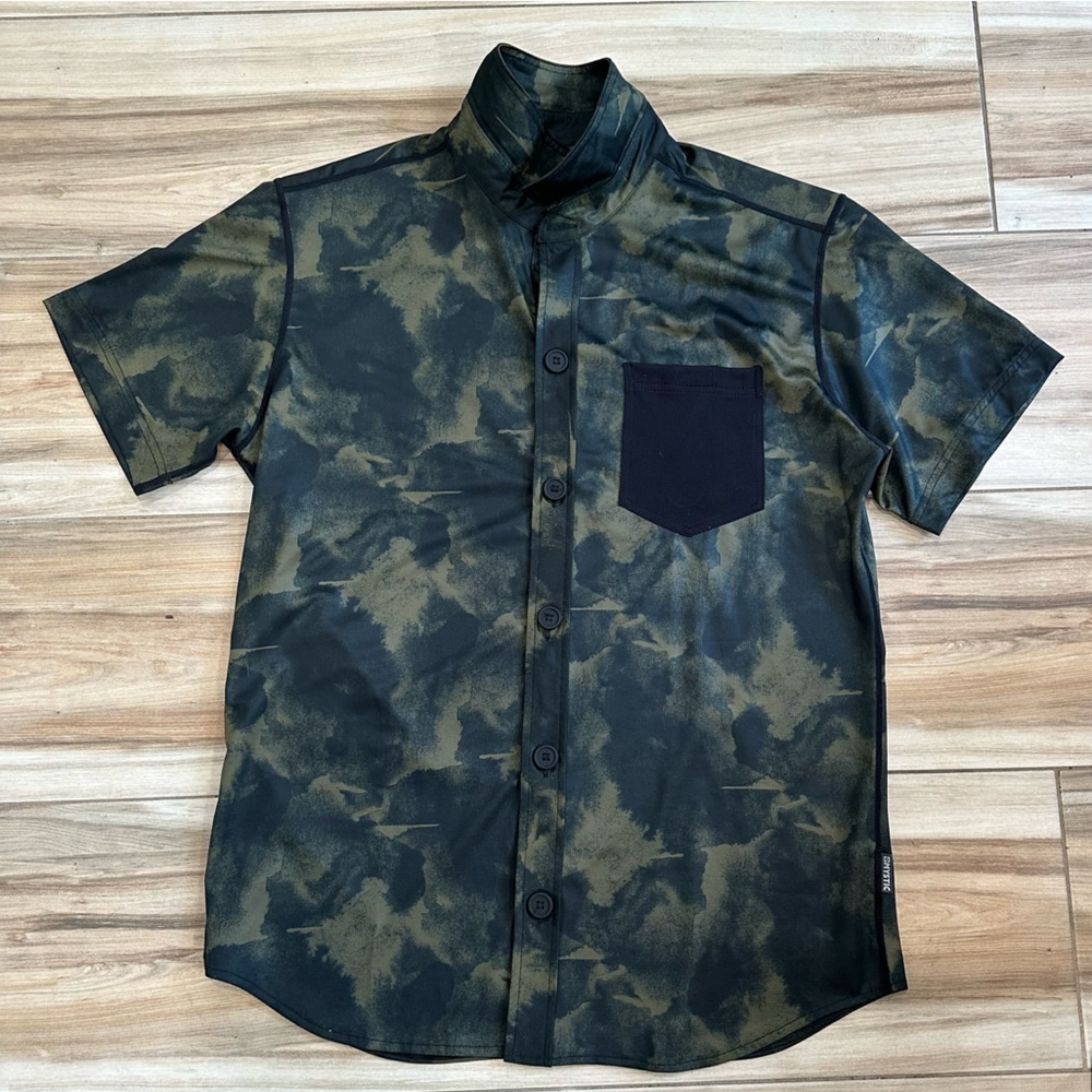 Mystic button up shirt UV protector